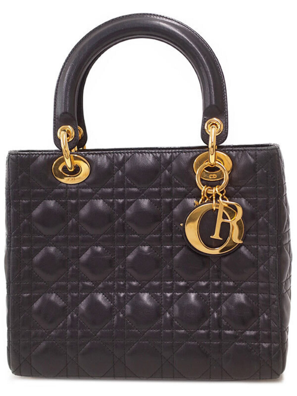 Christian Dior Cannage Quilted Lady Dior 2way bag